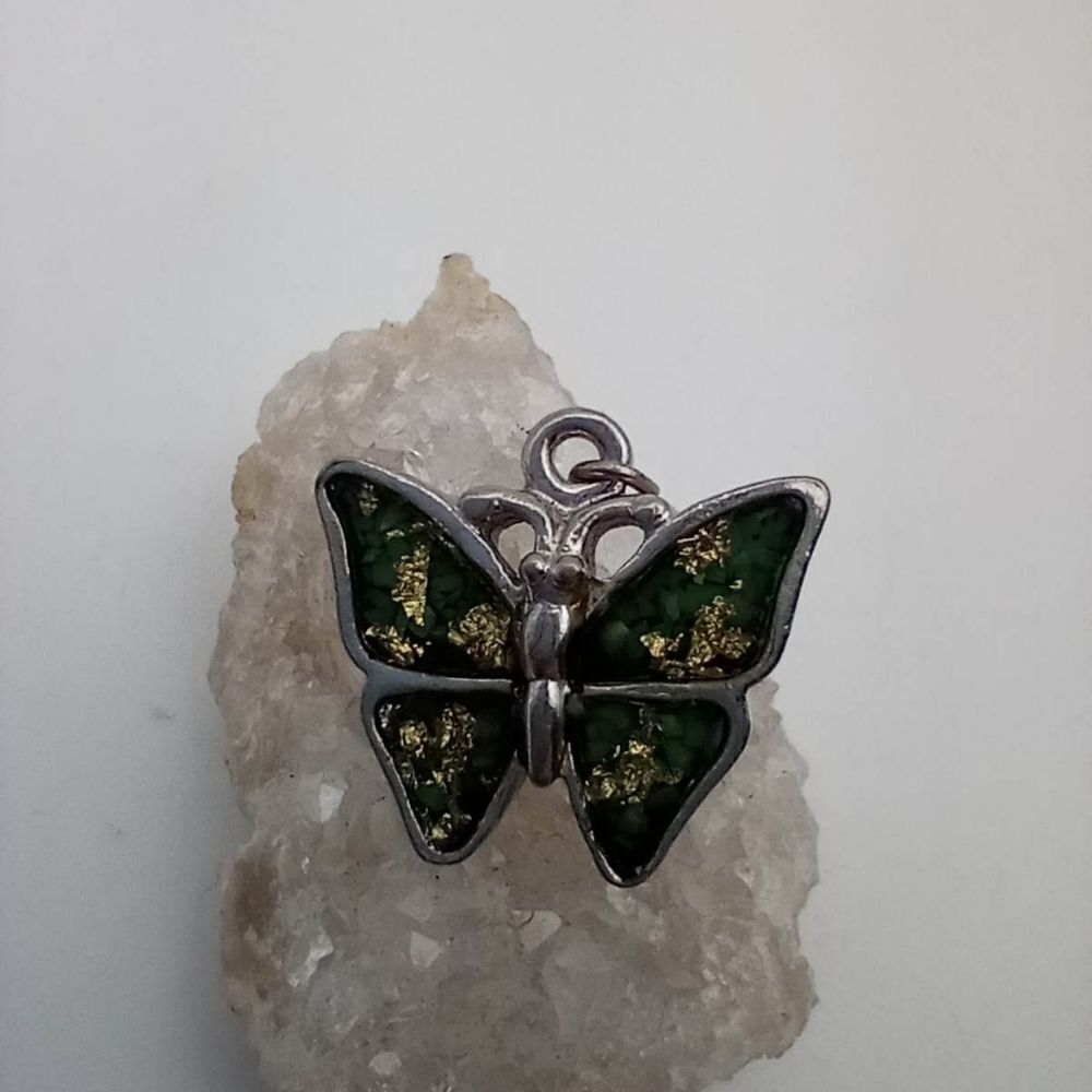 The carriage house butterfly necklace pendant charm